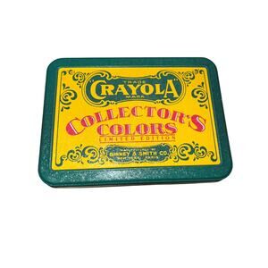 CRAYOLA Vintage 1991 Collectors Colors Limited Edition Tin 72 Crayons 8 Retired
